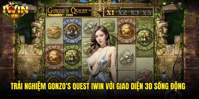 Gonzo's Quest Tại Iwin: Hành Trình Khám Phá Kho Báu Cổ Đại 3 Trải Nghiệm Gonzo's Quest Iwin Với Giao Diện 3D Sống Động